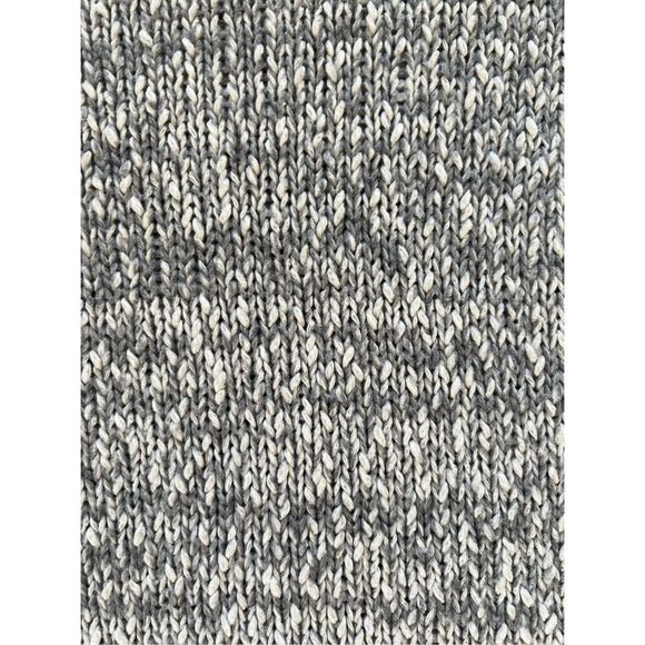 Aritzia Talula Gray Cream Marled Knit Scoop Neck Sweater Large - Picture 6 of 6